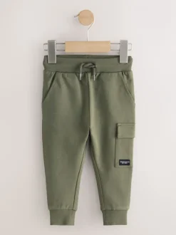 Jeans En Joggingbroeken|Joggingbroeken|Next Kakigroen - Skinny utility-joggingbroek (3mnd -7jr)
