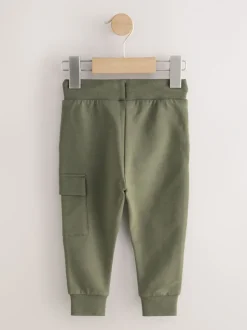 Jeans En Joggingbroeken|Joggingbroeken|Next Kakigroen - Skinny utility-joggingbroek (3mnd -7jr)