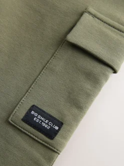 Jeans En Joggingbroeken|Joggingbroeken|Next Kakigroen - Skinny utility-joggingbroek (3mnd -7jr)