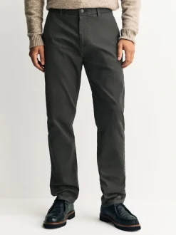 Broeken En Chino's*Next Kakigroen - Slim Fit - Stretchy chino