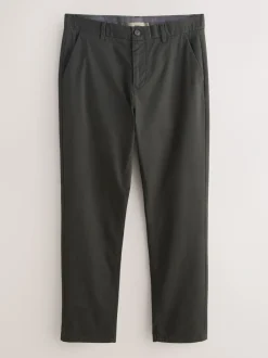 Broeken En Chino's*Next Kakigroen - Slim Fit - Stretchy chino