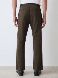 Broeken En Chino's|Next Kakigroen - Straight fit - Stretchy chino