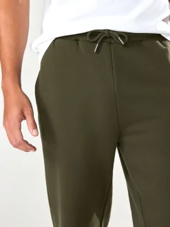 Joggingbroeken|Next Kakigroen - Straight fit - Relaxed Fit Brushback Heavyweight Joggers