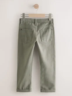 Jeans|Next Kakigroen - Stretchjeans (3-17jr)