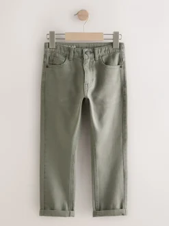 Jeans|Next Kakigroen - Stretchjeans (3-17jr)