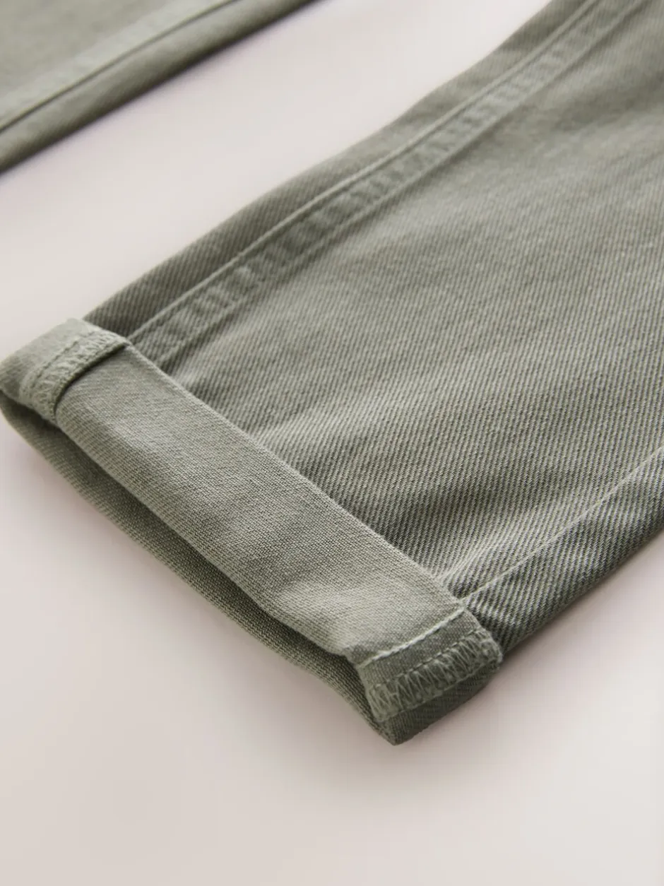 Jeans|Next Kakigroen - Stretchjeans (3-17jr)