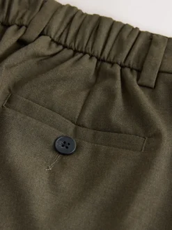 Kostuums En Werkkleding|Next - Tailored Bootcut Trousers With Wool Kakigroen