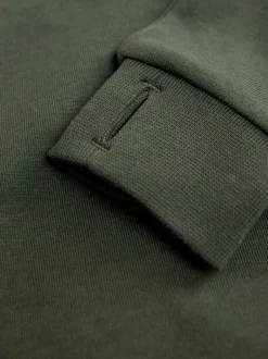 Sweaters En Hoody´S|Next Kakigroen - Tech Sportswear hoodie met doorlopende rits (3-16 jr)