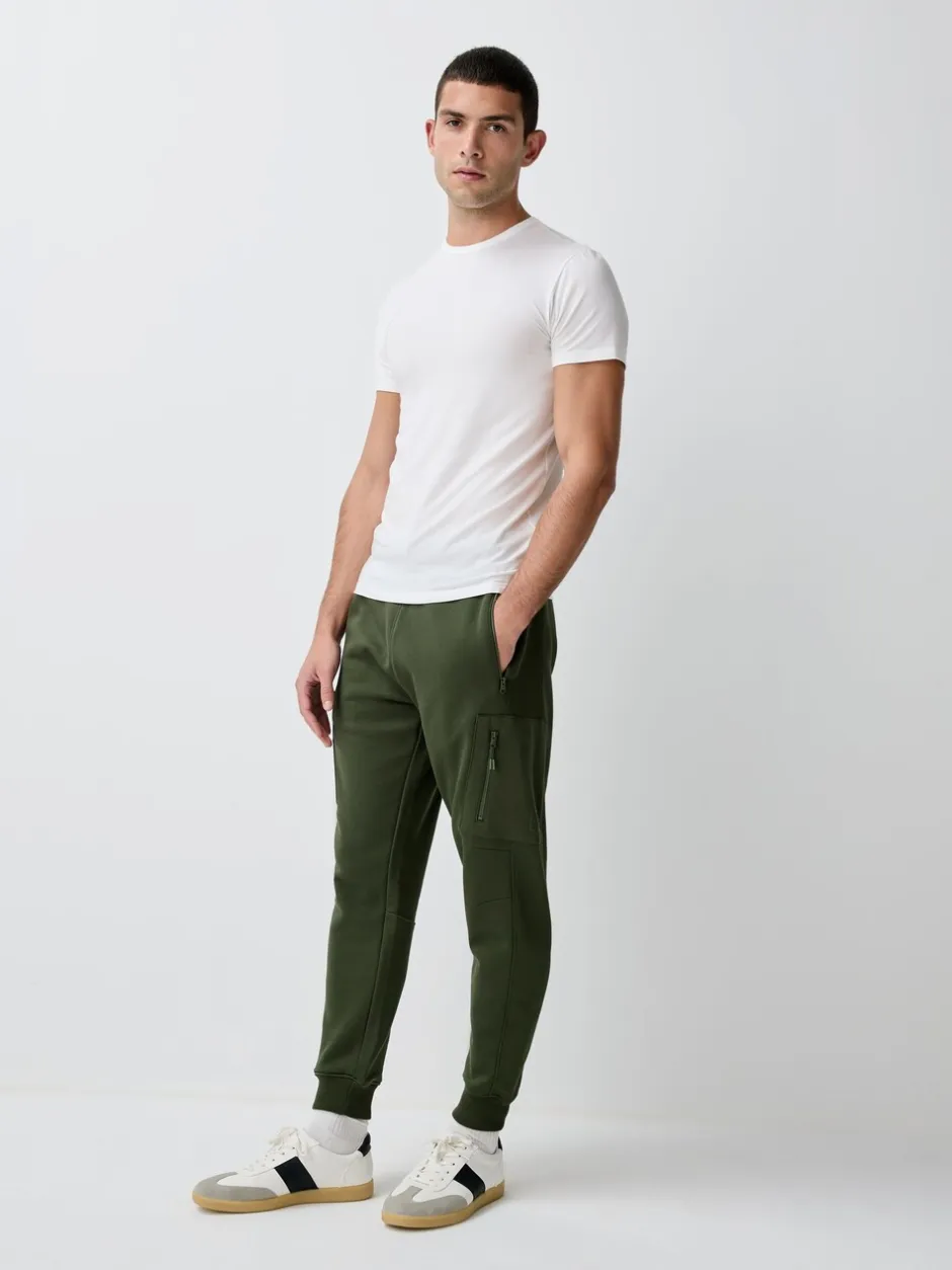 Joggingbroeken*Next - Utility Brushback Heavyweight Cargo Joggers Kakigroen