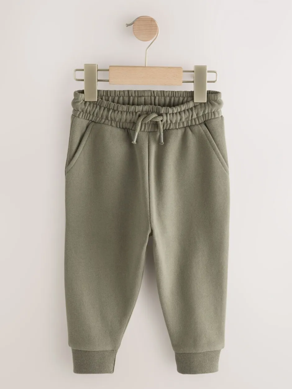 Jeans En Joggingbroeken*Next Kakigroen - Zacht aanvoelende jersey joggingbroek (3 mnd-7 jr)