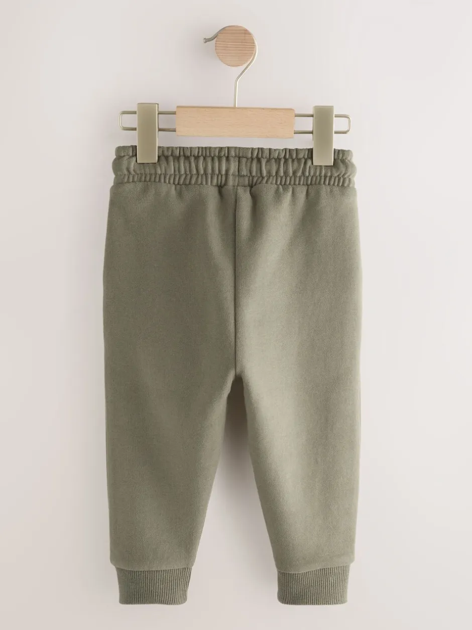 Jeans En Joggingbroeken*Next Kakigroen - Zacht aanvoelende jersey joggingbroek (3 mnd-7 jr)