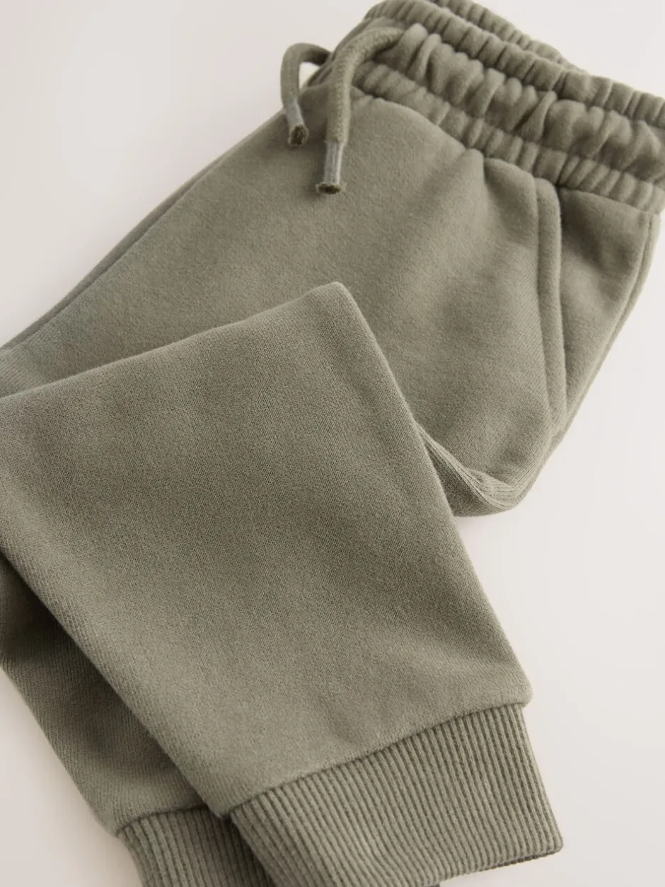 Jeans En Joggingbroeken*Next Kakigroen - Zacht aanvoelende jersey joggingbroek (3 mnd-7 jr)
