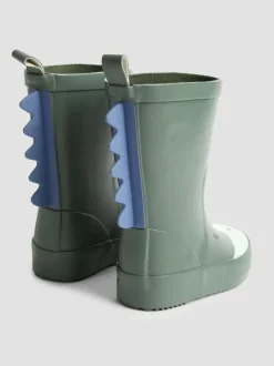 Laarzen|Jojo Maman Bébé - Character Wellies Kakigroen dinosaurus