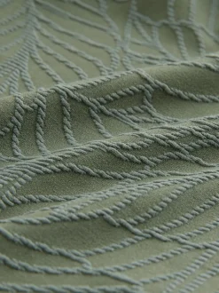 Badkleding*Next Kakigroen met bladertextuur - Diepuitgesneden vormgevend buikcorrigerend badpak