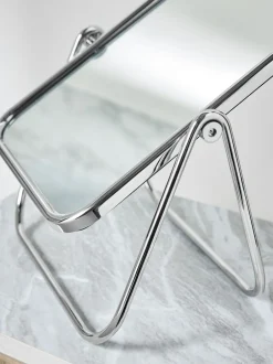 Spiegels|Badkameraccessoires|Next Kaptafel met spiegel Zilver en chroom