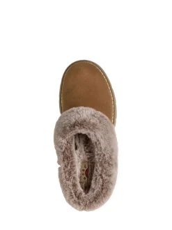 Pantoffels*Skechers - Keepsakes Lite Cozy Mix Pantoffels Kastanjebruin