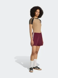 Shorts*adidas originals - Adidas Original Firebird shorts Kastanjebruinrood