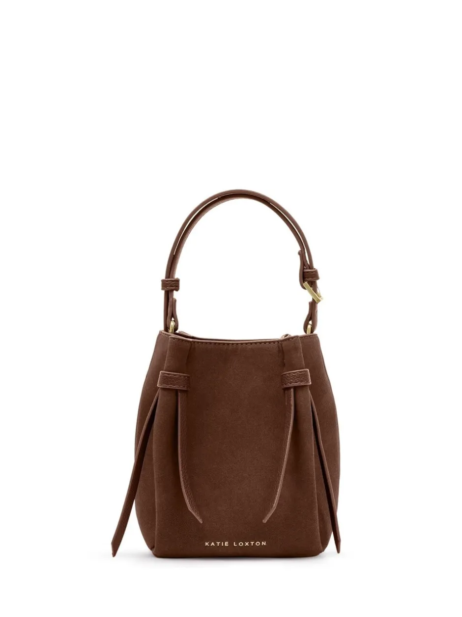 Tassen En Portemonnees*Katie Loxton Mini Celina Suedette Bucket Bag