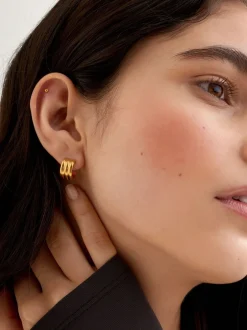 Sieraden*Katie Loxton Waterproof Hanna Huggie Hoop Earrings