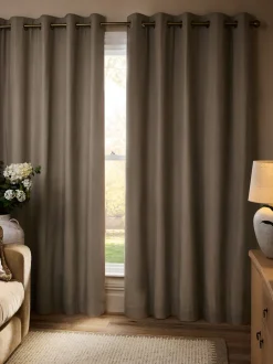 Gordijnen|Gordijnen*Next Katoenen ringgordijnen