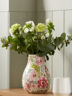 Vazen|Next Keramieken vaas Multicolour Floral Print