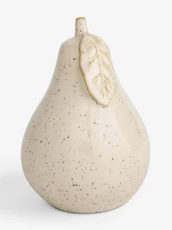 Decoraties|Next Keramisch fruitornament White Speckled Pear