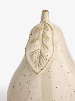 Decoraties|Next Keramisch fruitornament White Speckled Pear