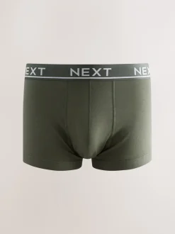 Ondergoed|Ondergoed*Next Kern grijs/groen - Hipster boxers van katoenrijke mix