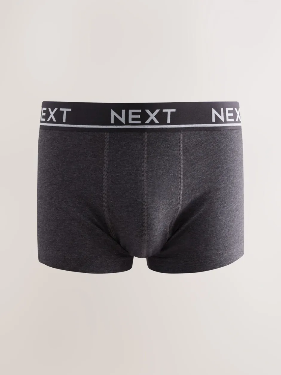 Ondergoed|Ondergoed*Next Kern grijs/groen - Hipster boxers van katoenrijke mix