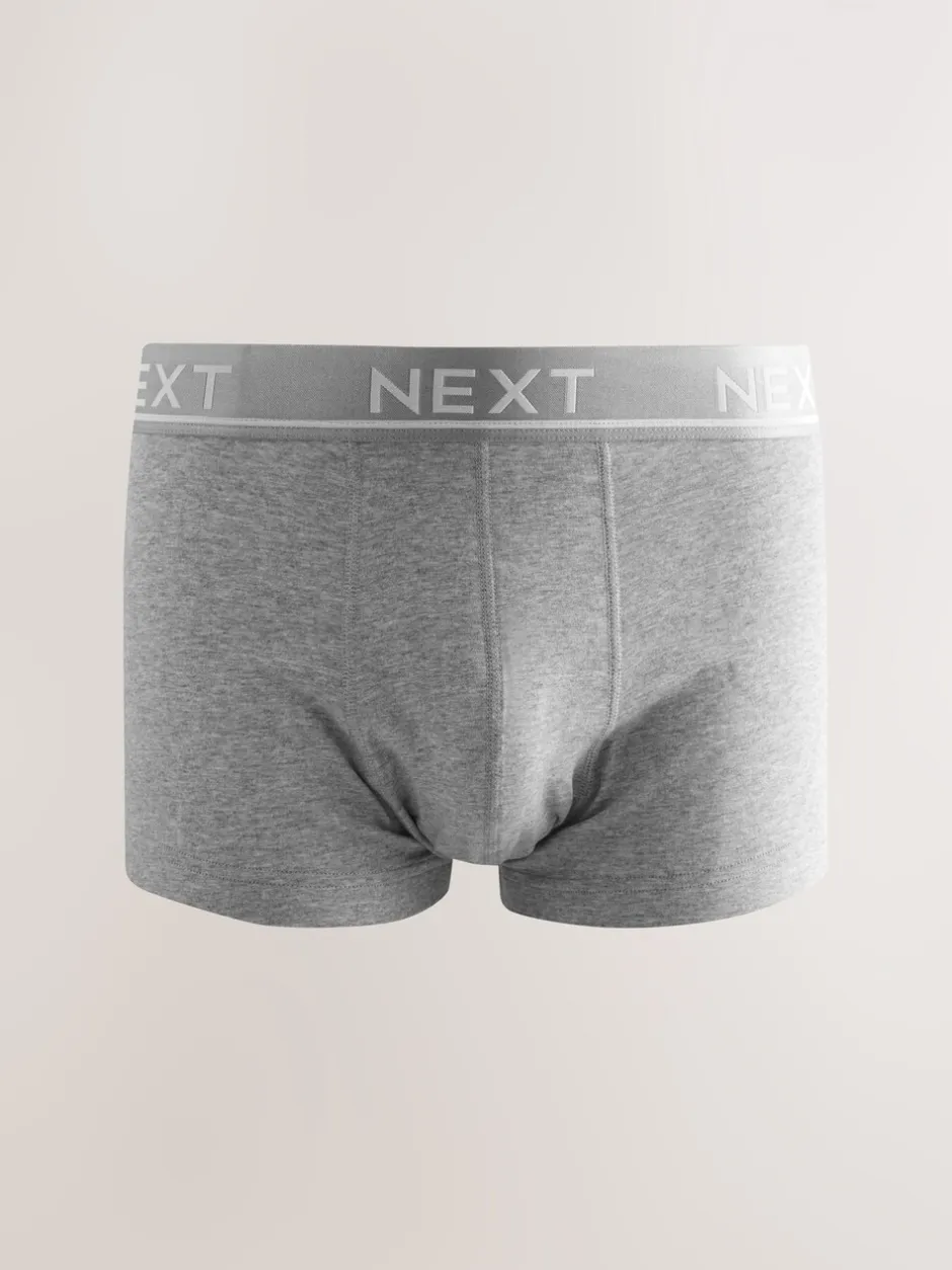 Ondergoed|Ondergoed*Next Kern grijs/groen - Hipster boxers van katoenrijke mix