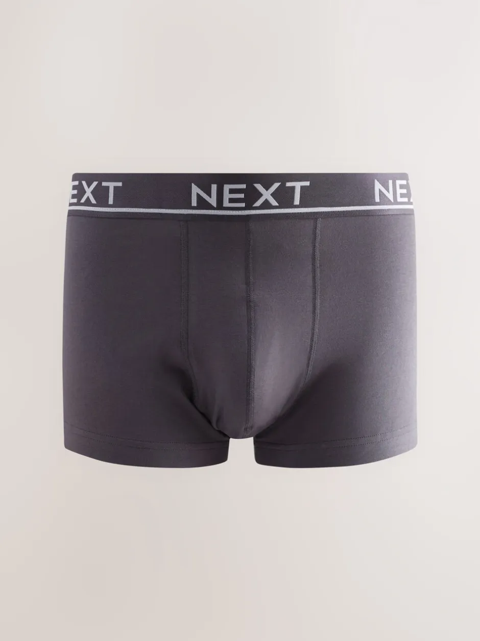 Ondergoed|Ondergoed*Next Kern grijs/groen - Hipster boxers van katoenrijke mix