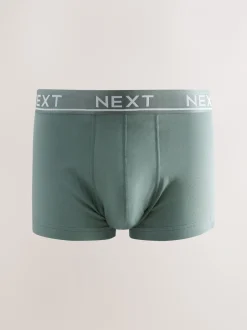 Ondergoed|Ondergoed*Next Kern grijs/groen - Hipster boxers van katoenrijke mix