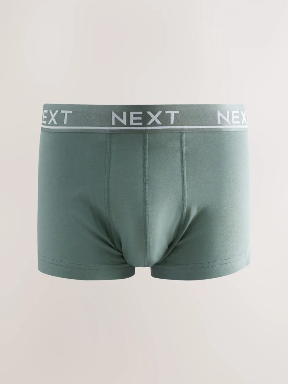 Ondergoed|Ondergoed*Next Kern grijs/groen - Hipster boxers van katoenrijke mix