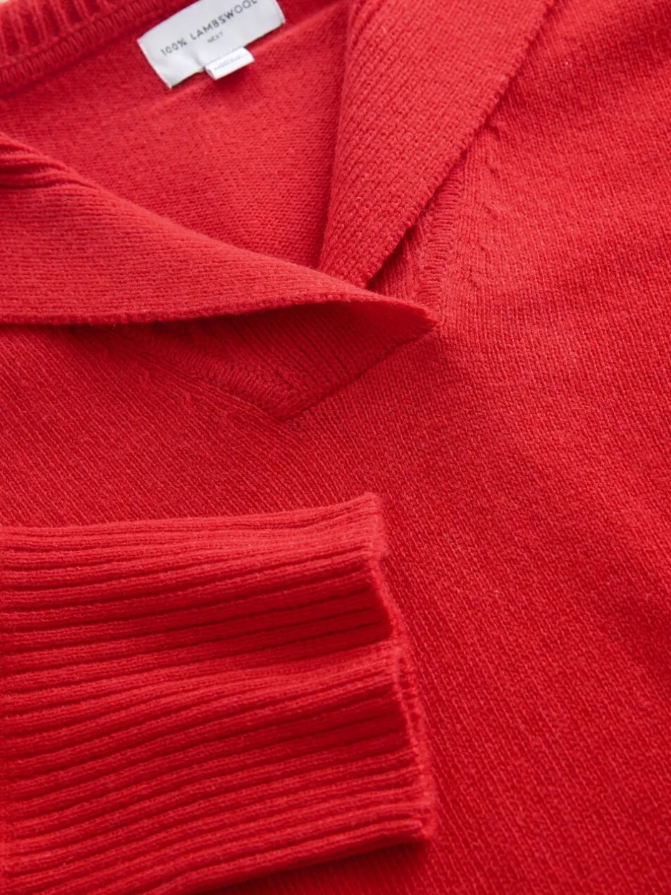 Gebreide Kleding|Next - N.Premium 100% Lambswool Sailor Collar Jumper Kersrood