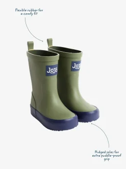 Laarzen|Jojo Maman Bébé - Plain Wellies Khaki