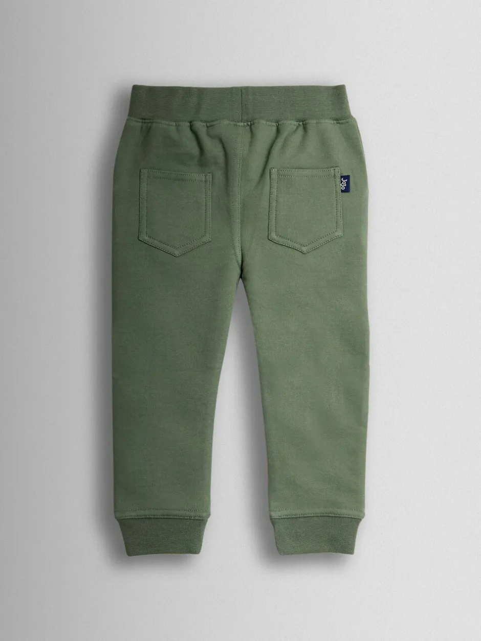 Jeans En Joggingbroeken|Jojo Maman Bébé - Safari Friends Applique Jogger Khaki