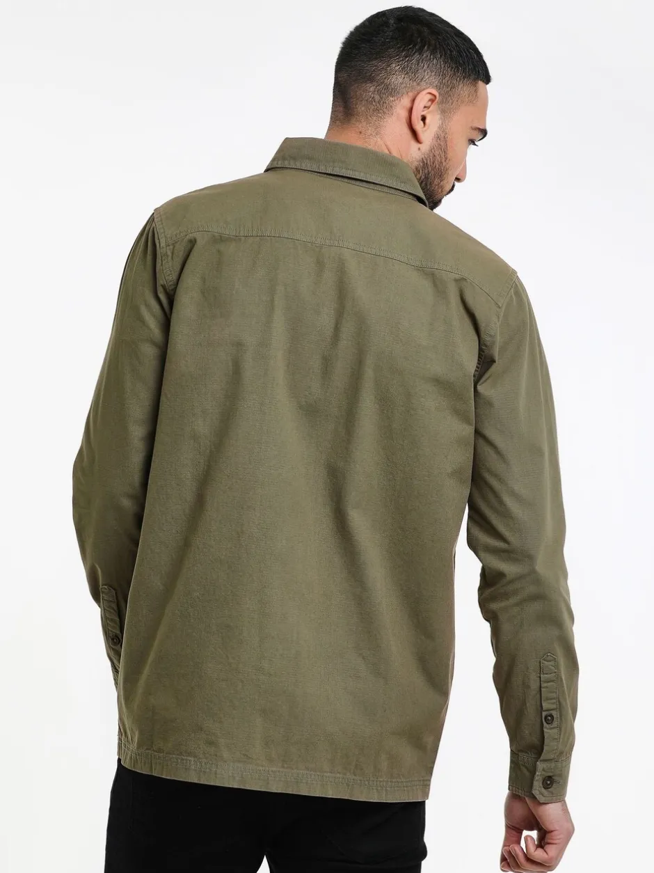 Blazers En Business-Jasjes|Threadbare - - Lichtgewicht jack Khaki