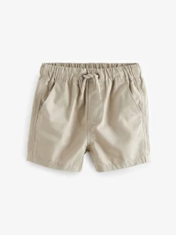 Shorts|Shorts*Next Kiezelkleurig crème - Shorts met trekkoord (3mnd-7jr)