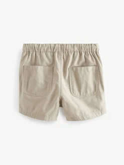 Shorts|Shorts*Next Kiezelkleurig crème - Shorts met trekkoord (3mnd-7jr)