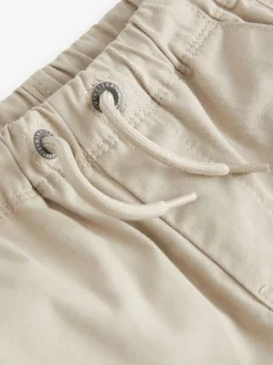 Shorts|Shorts*Next Kiezelkleurig crème - Shorts met trekkoord (3mnd-7jr)