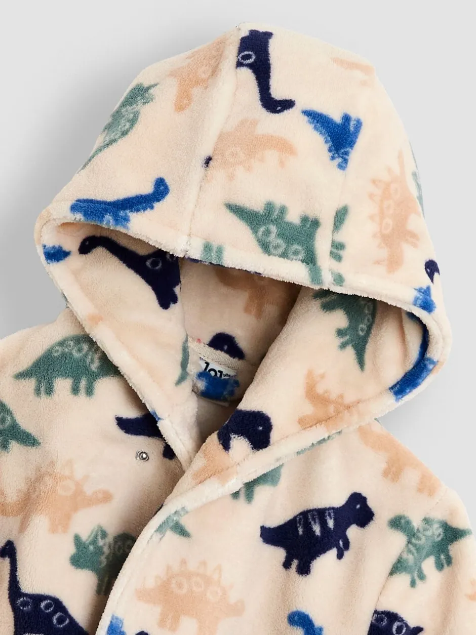 Kamerjassen|Jojo Maman Bébé - - Badjas Kiezelkleurig dinosaurus