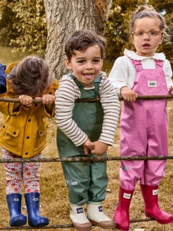 Laarzen*Jojo Maman Bébé - Short Cosy Lined Wellie Boot Kiezelkleurig dinosaurus