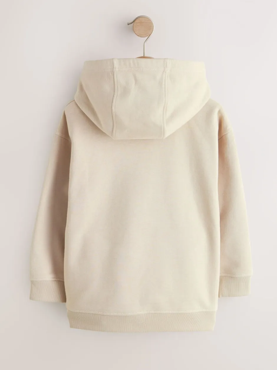 Sweaters En Hoody´S|Next Kiezelkleurige Skull-koptelefoon - Grafische print hoodie voor oudere jongens (3-16jaar)