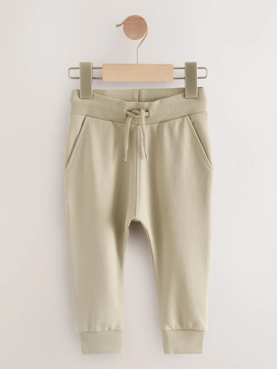 Jeans En Joggingbroeken|Joggingbroeken|Next Kiezelkleurig/lichtbruin/grijs - Verpakking van 5 joggingbroeken (3mnd-7jr)