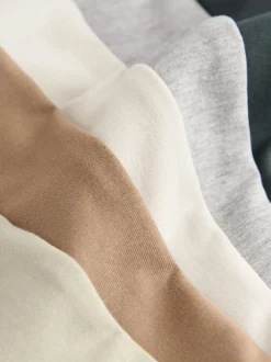 Jeans En Joggingbroeken|Joggingbroeken|Next Kiezelkleurig/lichtbruin/grijs - Verpakking van 5 joggingbroeken (3mnd-7jr)