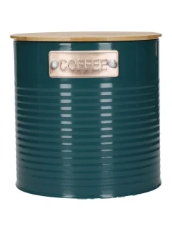 Keukenopslag|Kitchencraft - 3 Pieces opbergblikken Blauwgroen