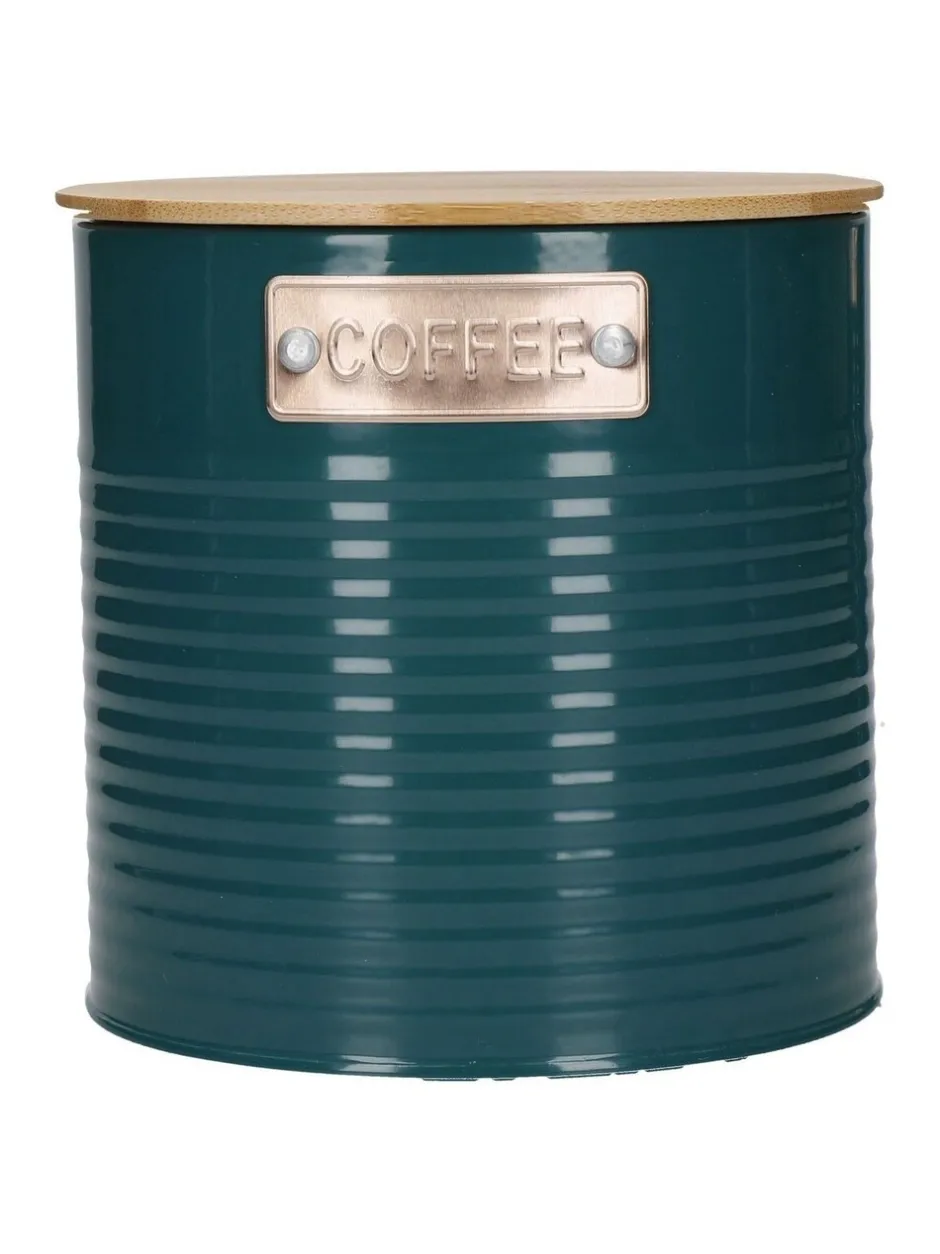 Keukenopslag|Kitchencraft - 3 Pieces opbergblikken Blauwgroen