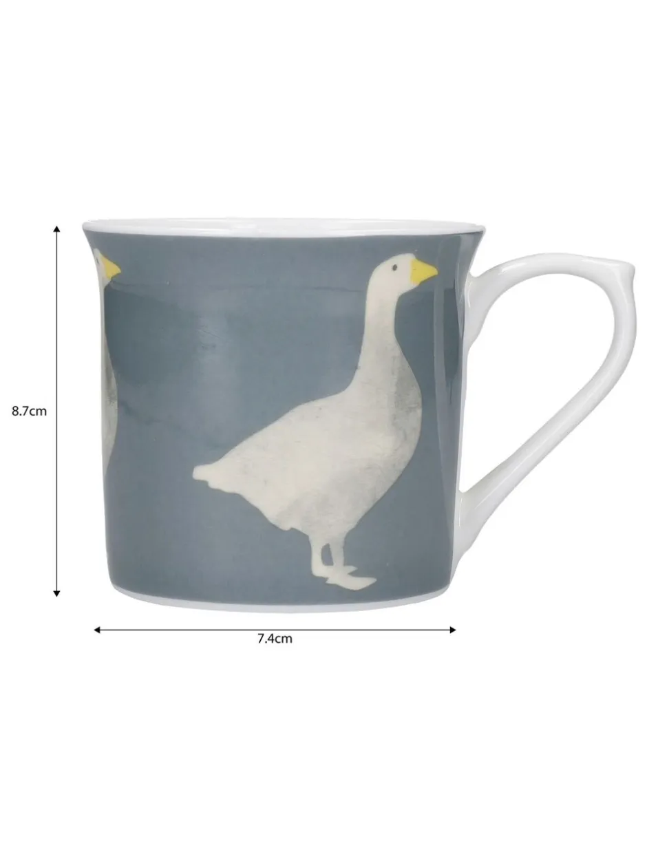 Mokken En Koppen*Kitchencraft Set of 4 Goose Patterned Bone China Mugs