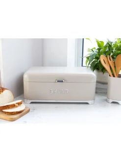 Keukenopslag*Kitchencraft Textured Bread Bin Sleek Storage