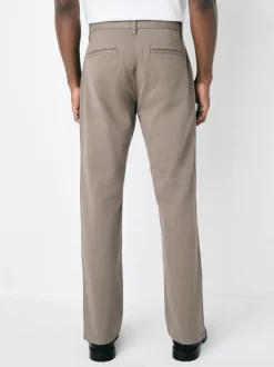 Broeken En Chino's|Next Klei - Straight fit - Stretchy chino